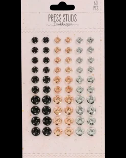 Trykknapper 60 stk. 3 str.| Sy Og Strik