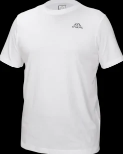 Kappa T-shirt Hvid| T-Shirts Og Skjorter