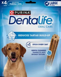 Dentalife Tyggestænger Large - 4 stk| Hundefoder, Kattemad Og Godbidder