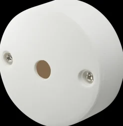 Udløbsroset Ø80 mm 5-leder - hvid| Øvrige El-Artikler