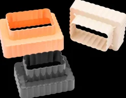 SJÖBO Udstiksform firkant 3-pak - assorterede farver| Køkkenredskaber