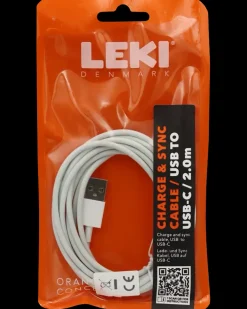 Leki Denmark USB tIl USB-C - 2.0 meter| Mobiltilbehør