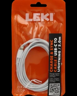 Leki Denmark USB-C til Lightning Kabel - 2 meter| Mobiltilbehør
