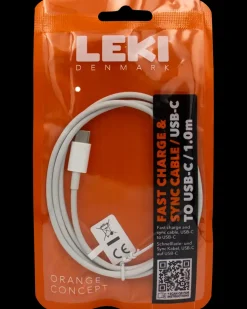 Leki Denmark USB-C til USB-C Kabel - 1.0 meter| Mobiltilbehør