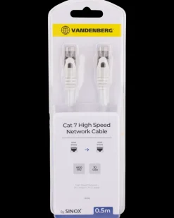 VANDENBERG Netværkskabel Cat7 0,5 meter - hvid| Netværkskabler Og Tilbehør