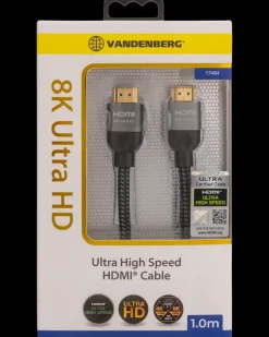 VANDENBERG Pro HDMI kabel 8K60Hz 1 meter| Skærmkabler Og Adaptere