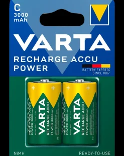 Varta Genopladelig batteri - C 3000mAh 2-pak| Batterier