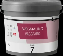 Droppen Elegance Vægmaling Glans 7 - modehvid| Maling Indendørs