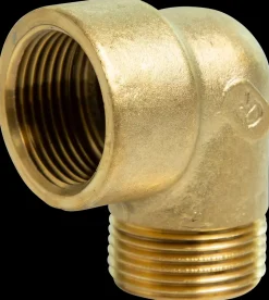 Vinkel 90° 3/4'' M/N - messing| Rør Og Fittings