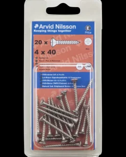 Arvid Nilsson VVS-skrue A2 4 x 40 mm 20-pak| Skruer