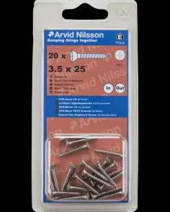 Arvid Nilsson VVS-skrue A2 3,5 x 25 mm 20-pak| Skruer