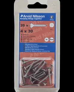 Arvid Nilsson VVS-skrue A2 4 x 30 mm 20-pak| Skruer