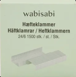Wabisabi Hæfteklammer 24/6 - 1500 STK.| Kontorartikler