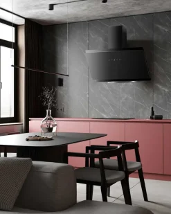 Wasco Emhætte Vertikal TV2090BL sort 90 cm| Emhætter