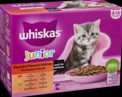 Whiskas Ragout Junior 12 x 85 g| Hundefoder, Kattemad Og Godbidder