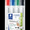 Staedtler Whiteboardpen 4-pak - 2 mm| Kontorartikler