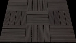 WPC Flise komposit 30 x 30 cm - koksgrå| Fliser Og Underlag